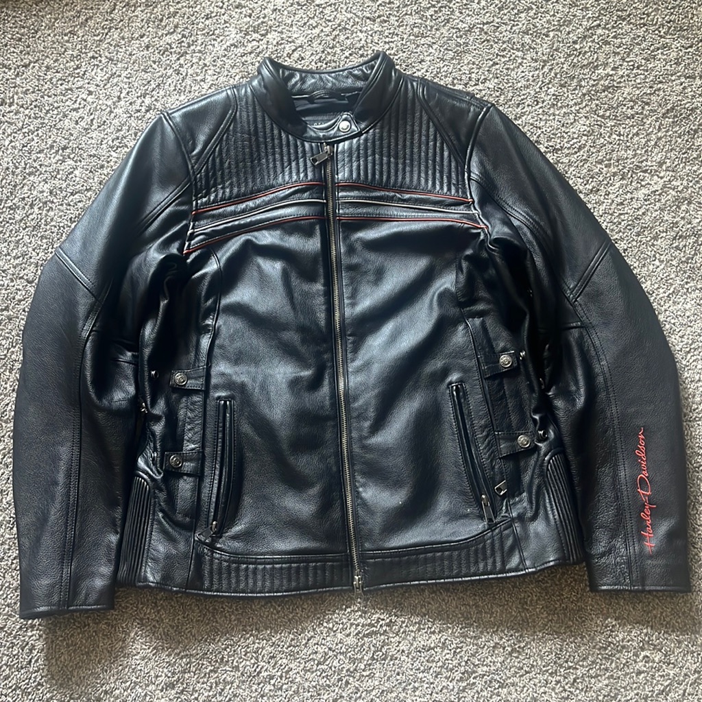 Brand New HarleyDavidson Womens I94 Leather Jacket Black Size Xl Brand New HarleyDavidson Womens I94 Leather Jacket Black Size Xl
